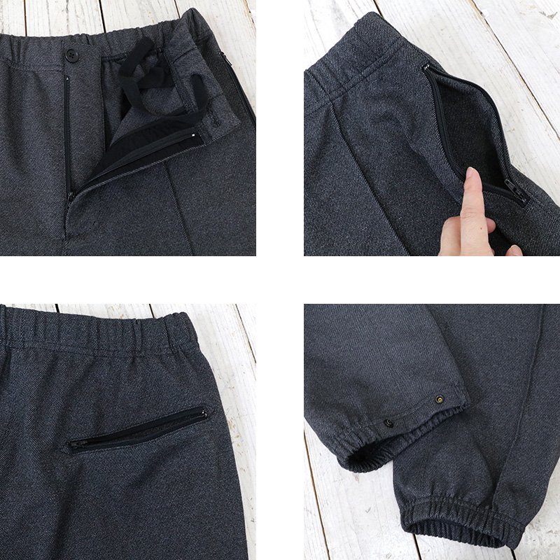 ENGINEERED GARMENTS (エンジニアド ガーメンツ)『Jog Pant-PC Twill Jersey』(Charcoal)-  REGGIE ショップ 通販