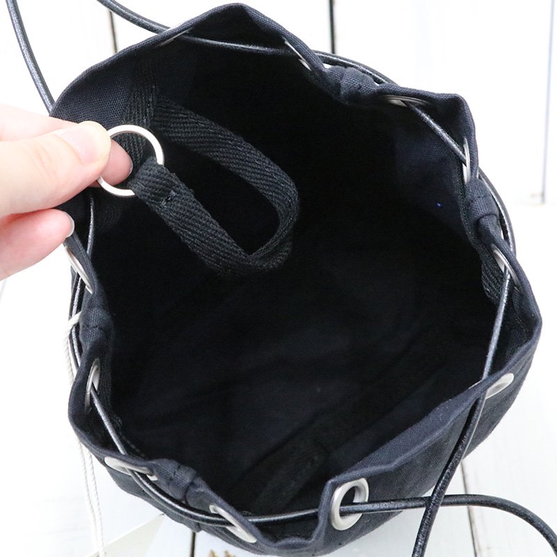 hobo (ホーボー)『Drawstring Pouch Paraffin Canvas』- REGGIE