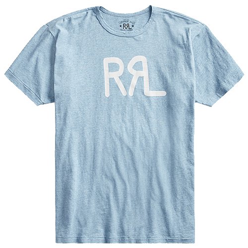 Double RLLOGO JERSEY T-SHIRT(HEATHER BLUE)
