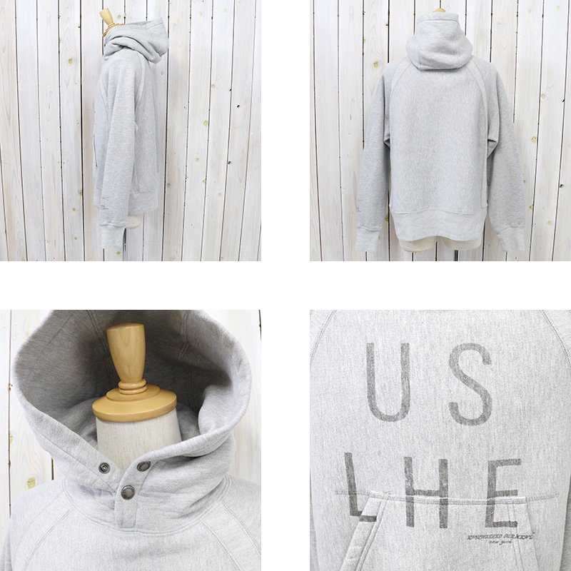 ENGINEERED GARMENTS (エンジニアド ガーメンツ)『Raglan Hoodie-Cotton Heavy Fleece/USLHE』(H.Grey)  - REGGIE ショップ 通販