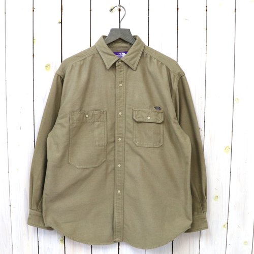 THE NORTH FACE PURPLE LABEL『Flannel Field Work Shirt』(Tan)