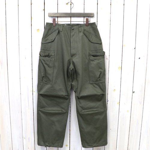 SASSAFRASOVERGROWN PANTS(MILITARY SATIN)(OLIVE)