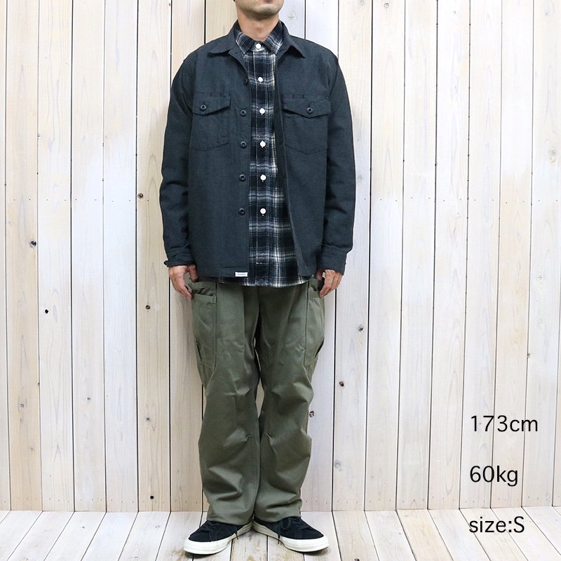 SASSAFRAS (ササフラス)『OVERGROWN PANTS(MILITARY SATIN)』(OLIVE