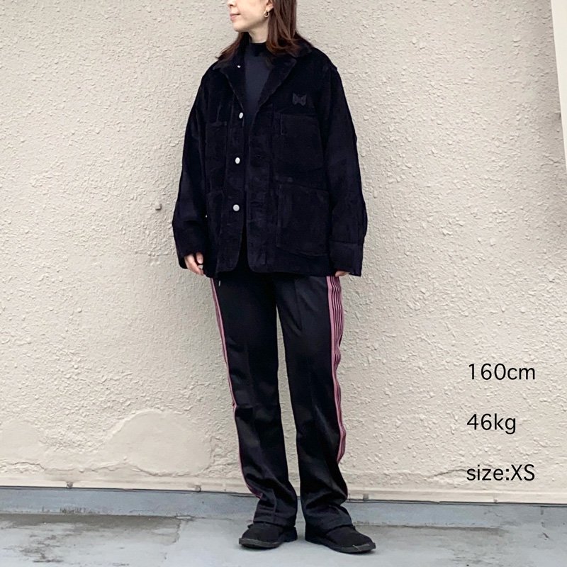 Needles×Smith's Coverall Corduroy-Black