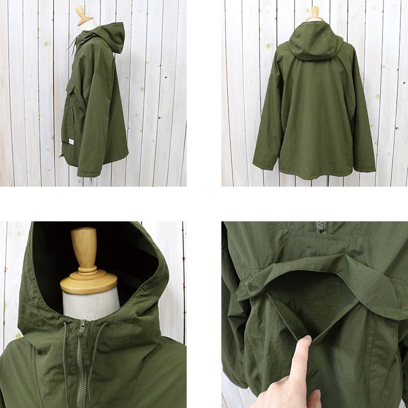 SASSAFRAS (ササフラス)『D/C ARMOR SHELL BUD JACKET(NYLON TAFFETA)』(OLIVE) -  REGGIE ショップ 通販