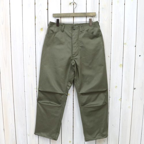 SASSAFRASCHOP AT OVERGROWN PANTS(SZ HERRINGBONE)(OLIVE)