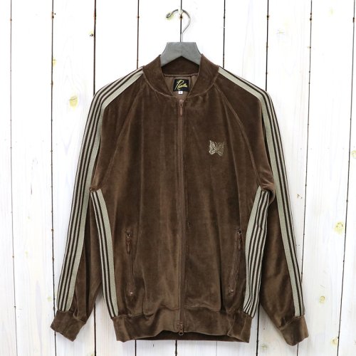 NeedlesR.C. Track Jacket-C/PE Velour(Brown)