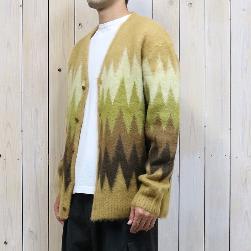 NEEDLES Mohair Cardigan-Zigzag 22AW