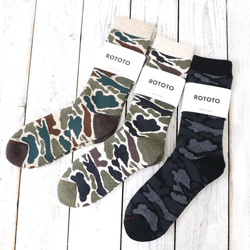 ROTOTOPILE CAMO CREW SOCKS