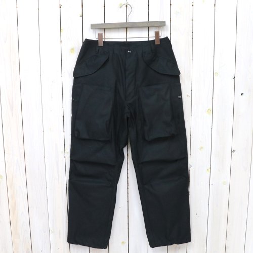 SASSAFRASD/C ARMOR PANTS(BACK SATIN)(BLACK)