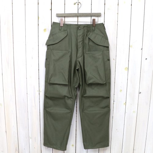 SASSAFRASD/C ARMOR PANTS(BACK SATIN)(OLIVE)