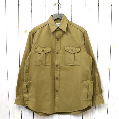 SASSAFRASBOTANICAL SCOUT SHIRT(COTTON NELL)(BEIGE)