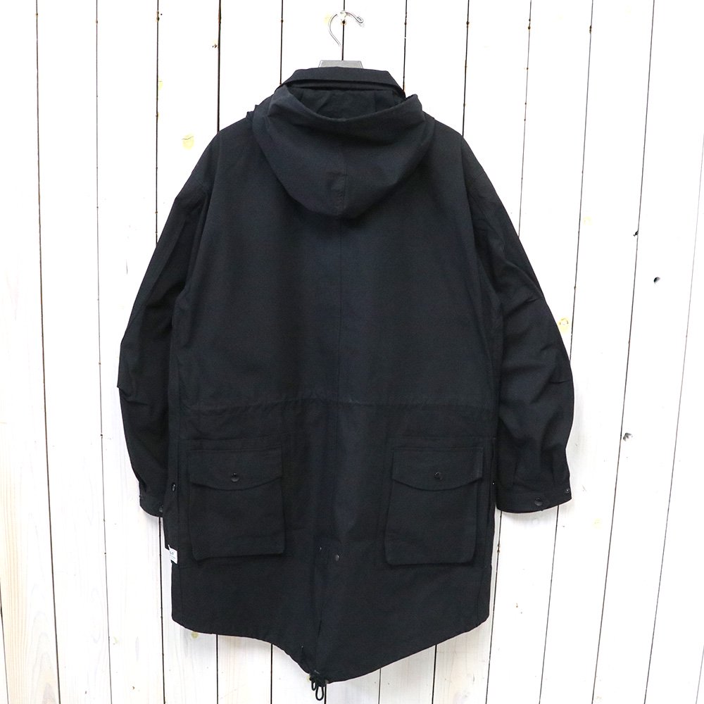 SASSAFRAS (ササフラス)『DIGS CREW COAT(C/CORDURA NYLON OXFORD)』(BLACK) - REGGIE  ショップ 通販