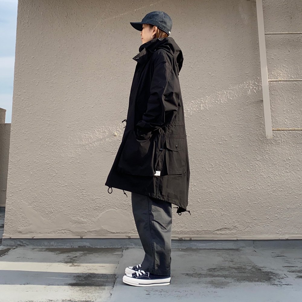 Sassafras Digs Crew Coat BLK XS 新品 22FW ファッションデザイナー