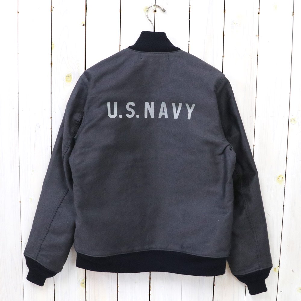 WAREHOUSE (ウエアハウス)『Lot 2182 N-1 WINTER JACKET 7HOOK FRONT NAVY(NXss  22371)』- REGGIE ショップ 通販