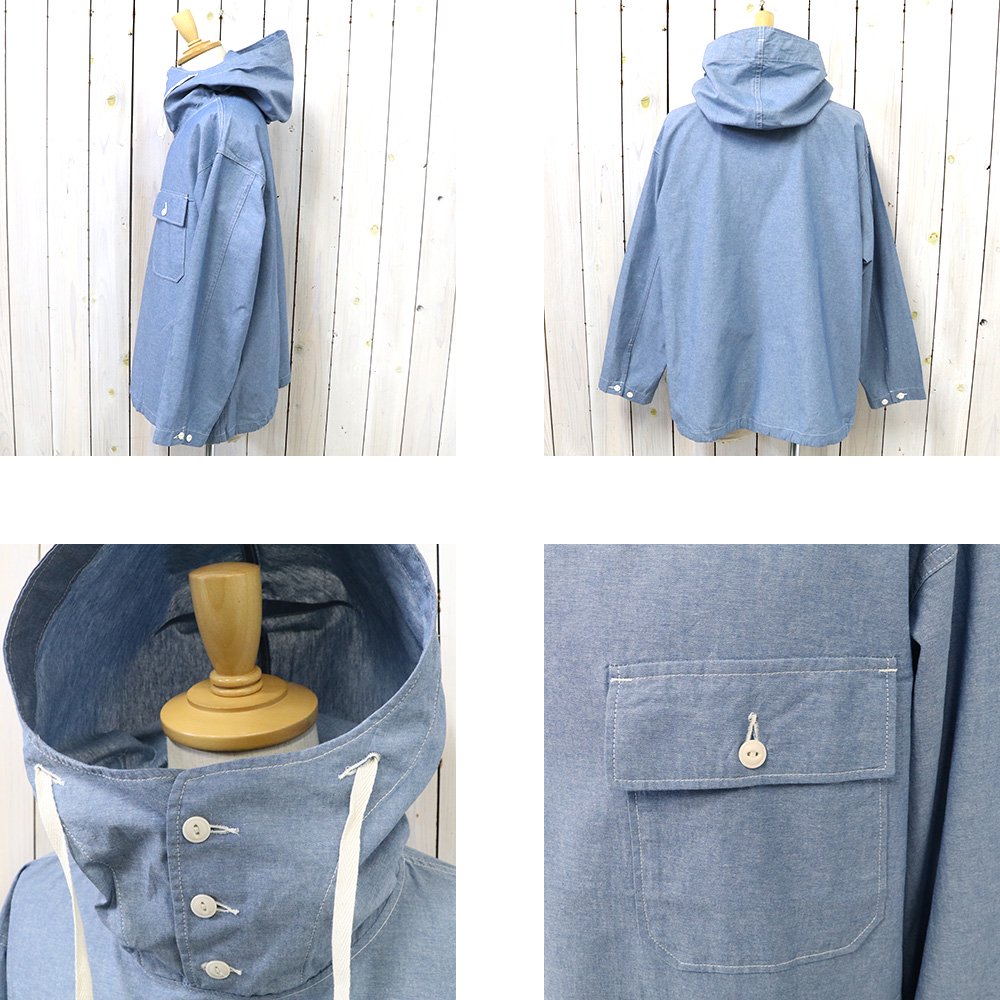 ENGINEERED GARMENTS (エンジニアド ガーメンツ)『Cagoule Shirt-Cotton Chambray』- REGGIE  ショップ 通販