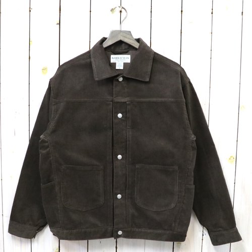 SASSAFRASGARDENERS JACKET(T/C CORDUROY)(BROWN)