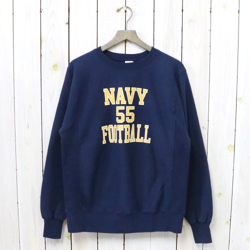 BUZZ RICKSONSHORIZONTAL KNITTING SWEAT SHIRT NAVY FOOTBALL