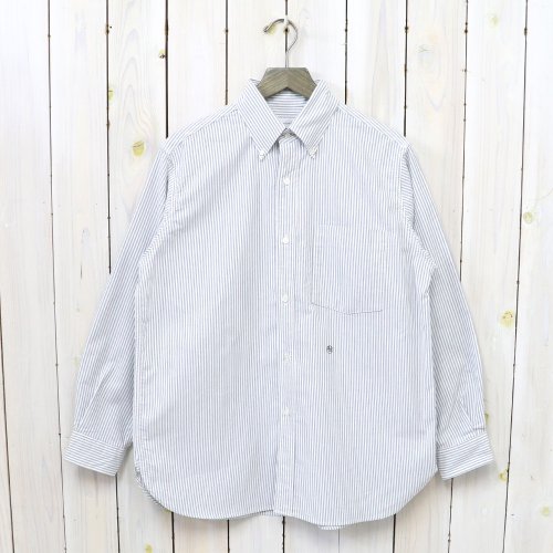 nanamica (ナナミカ)『Button Down Stripe Wind Shirt』(Navy) - REGGIE ショップ 通販