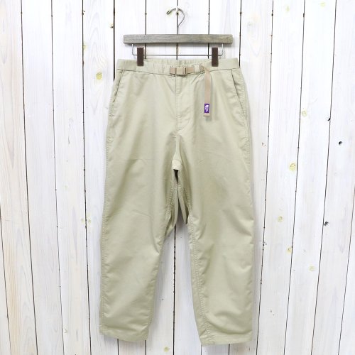 THE NORTH FACE PURPLE LABELStretch Twill Wide Tapered Pants(Beige)