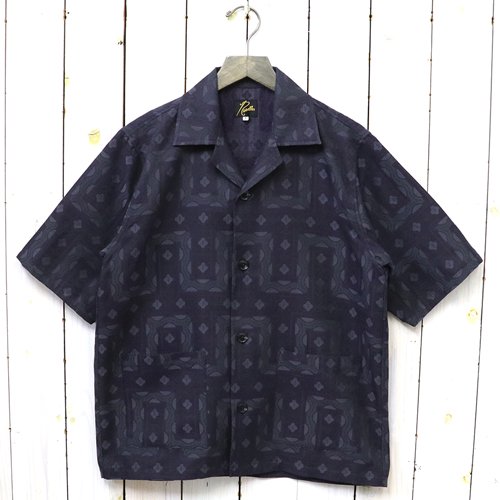 Needles (ニードルズ)『Cabana Shirt-C/PE Ethnic Jq.』(Charcoal