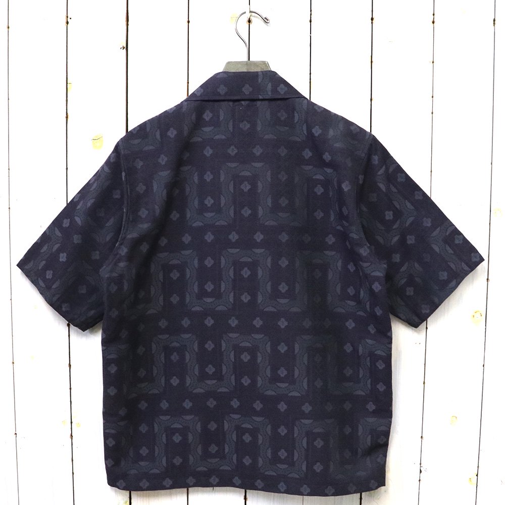 Needles (ニードルズ)『Cabana Shirt-C/PE Ethnic Jq.』(Charcoal