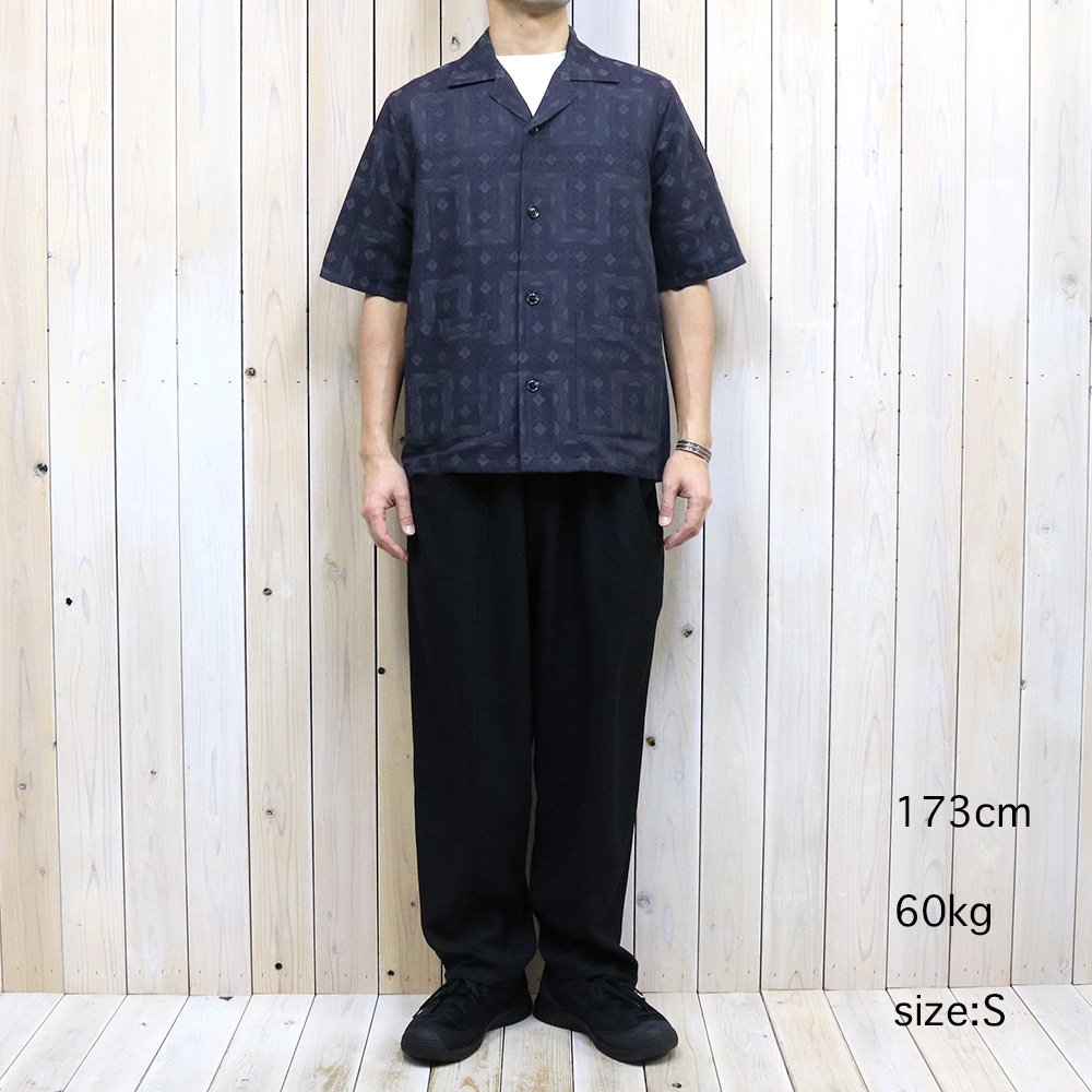 Needles (ニードルズ)『Cabana Shirt-C/PE Ethnic Jq.』(Charcoal