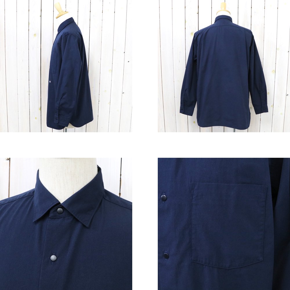 nanamica (ナナミカ)『Regular Collar Wind Shirt』(Dark Navy) - REGGIE ショップ 通販