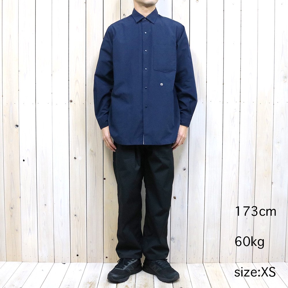 nanamica (ナナミカ)『Regular Collar Wind Shirt』(Dark Navy) - REGGIE ショップ 通販