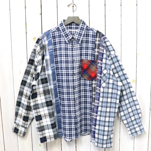 Rebuild by Needles (ニードルズ)『Flannel Shirt-7 Cuts Wide Shirt