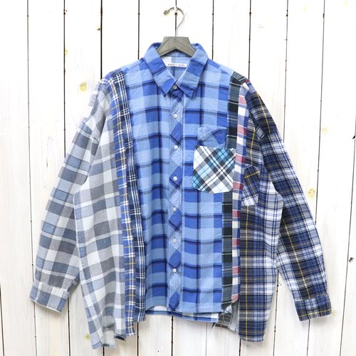 Rebuild by NeedlesFlannel Shirt->7 Cuts Wide Shirt(Assorted-B)