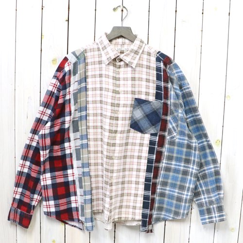 Rebuild by NeedlesFlannel Shirt->7 Cuts Wide Shirt(Assorted-C)