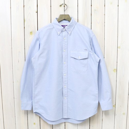 THE NORTH FACE PURPLE LABEL『Cotton Polyester OX B.D. Shirt』(Sax)