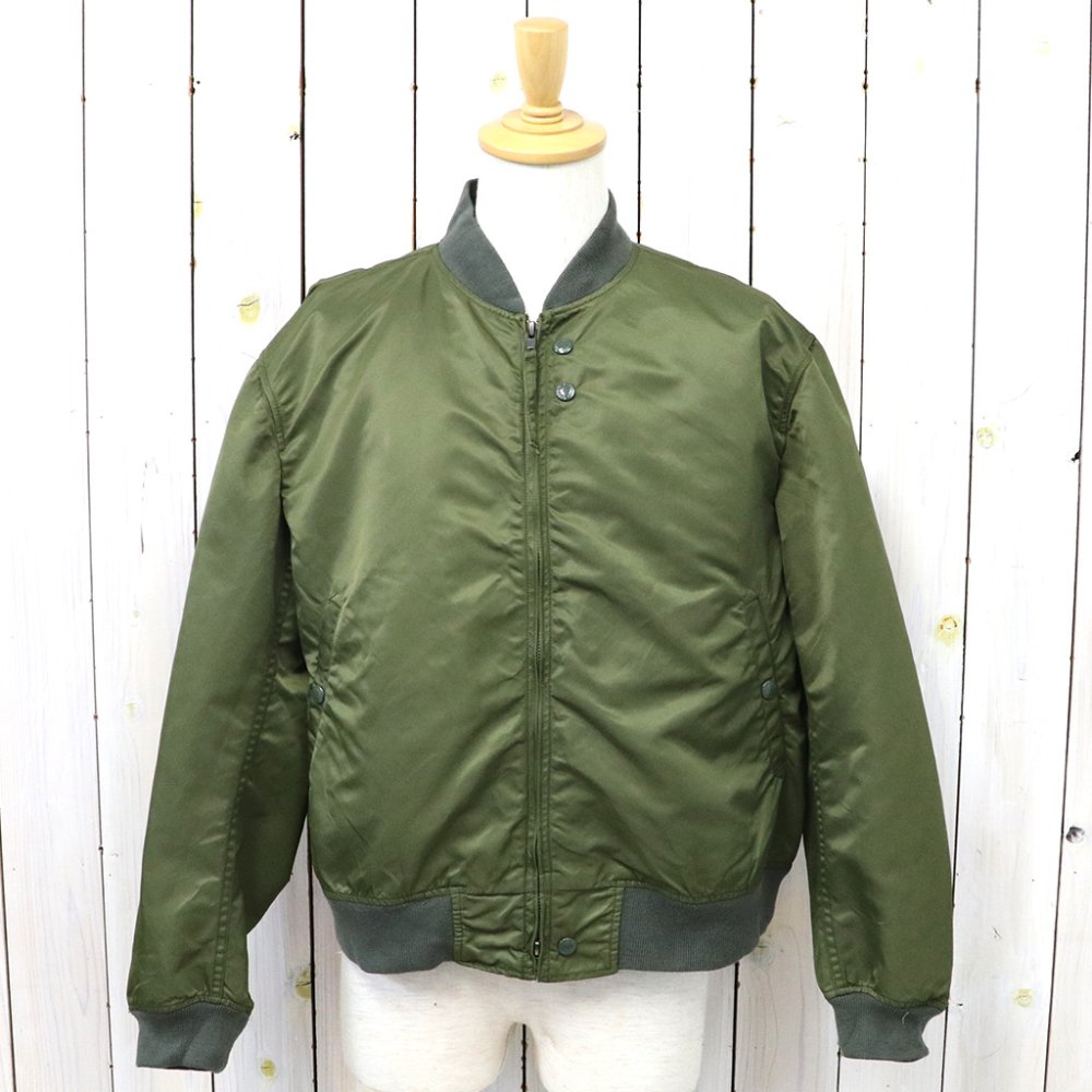 ENGINEERED GARMENTS (エンジニアド ガーメンツ)『Aviator Jacket-Flight Satin  Nylon』(Olive) - REGGIE ショップ 通販