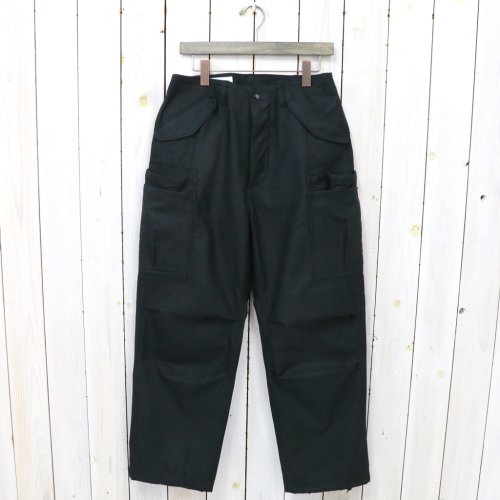 SASSAFRASOVERGROWN PANTS(BACK SATIN)(BLACK)