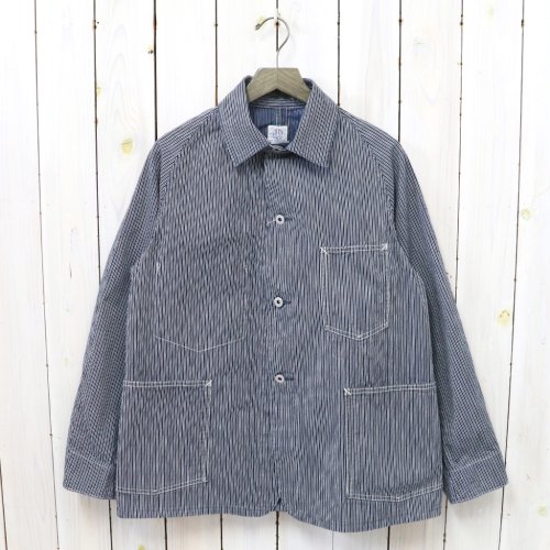 POST O'ALLS (ポストオーバーオールズ)『POST 43-reverse liberty stripe』(indigo) - REGGIE  ショップ 通販