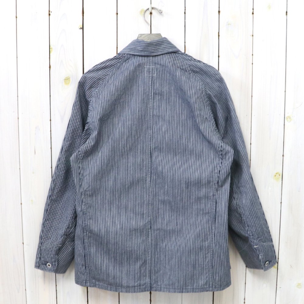 POST O'ALLS (ポストオーバーオールズ)『POST 43-reverse liberty stripe』(indigo) - REGGIE  ショップ 通販