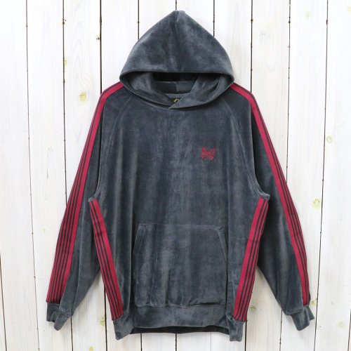 NeedlesTrack Hoody-C/PE Velour(Charcoal)