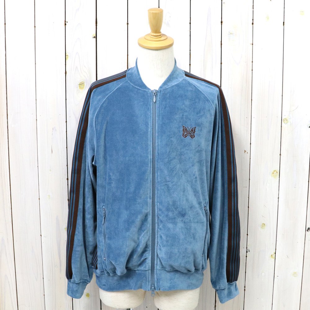 Needles (ニードルズ)『R.C. Track Jacket-C/PE Velour』(Blue Grey 