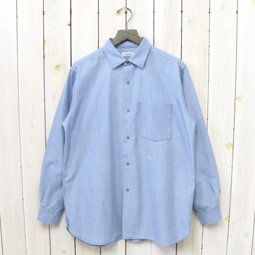 nanamicaRegular Collar Chambray Shirt(Indigo Bleach)