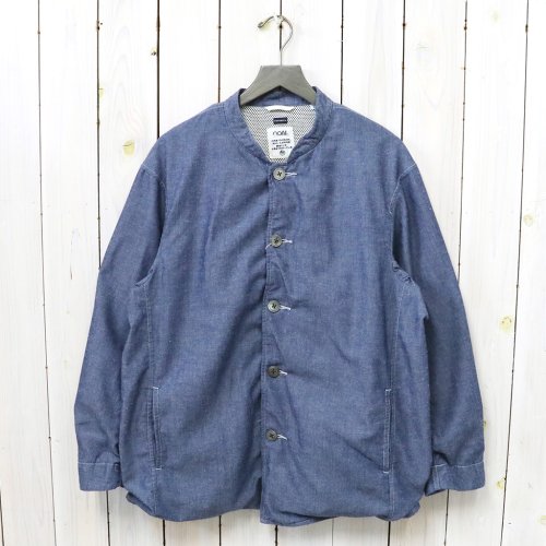 nanamicaChambray Band Collar Jacket