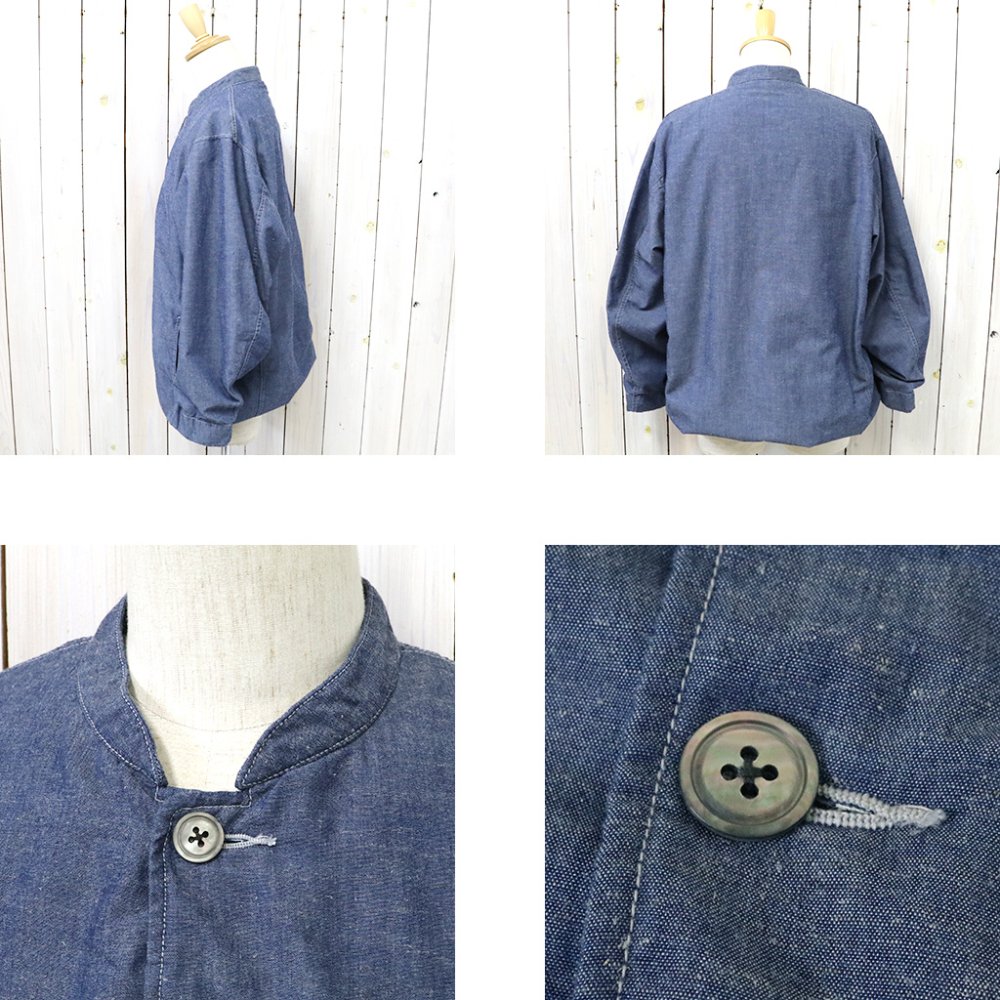 nanamica (ナナミカ)『Chambray Band Collar Jacket』- REGGIE