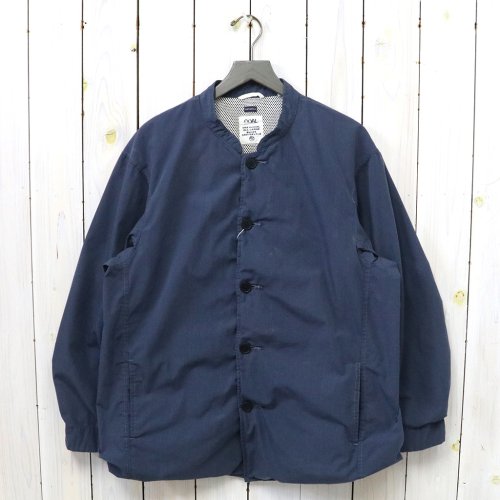 nanamicaBand Collar Jacket(Marine Navy)