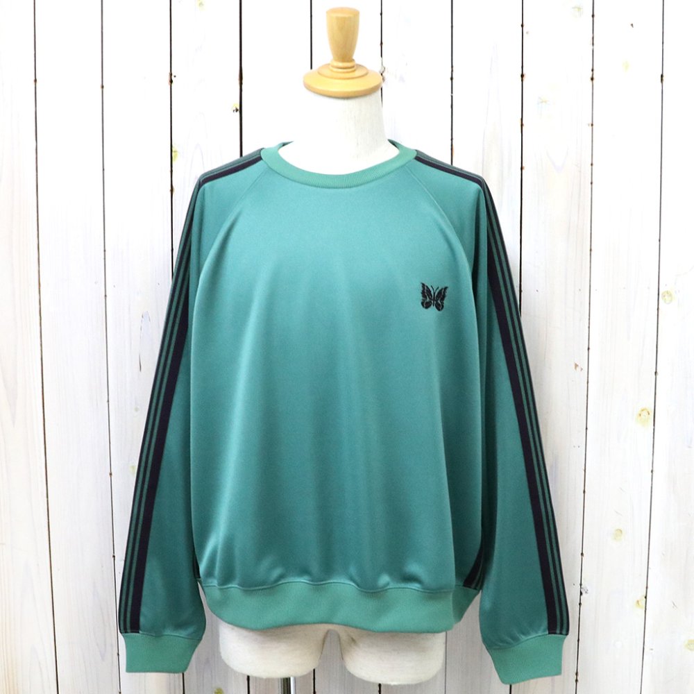 Needles (ニードルズ)『Track Crew Neck Shirt-Poly Smooth』(Emerald