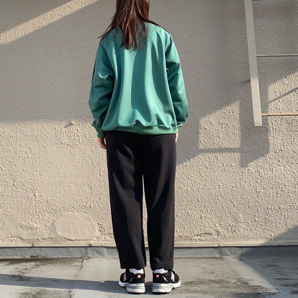 Needles (ニードルズ)『Track Crew Neck Shirt-Poly Smooth』(Emerald