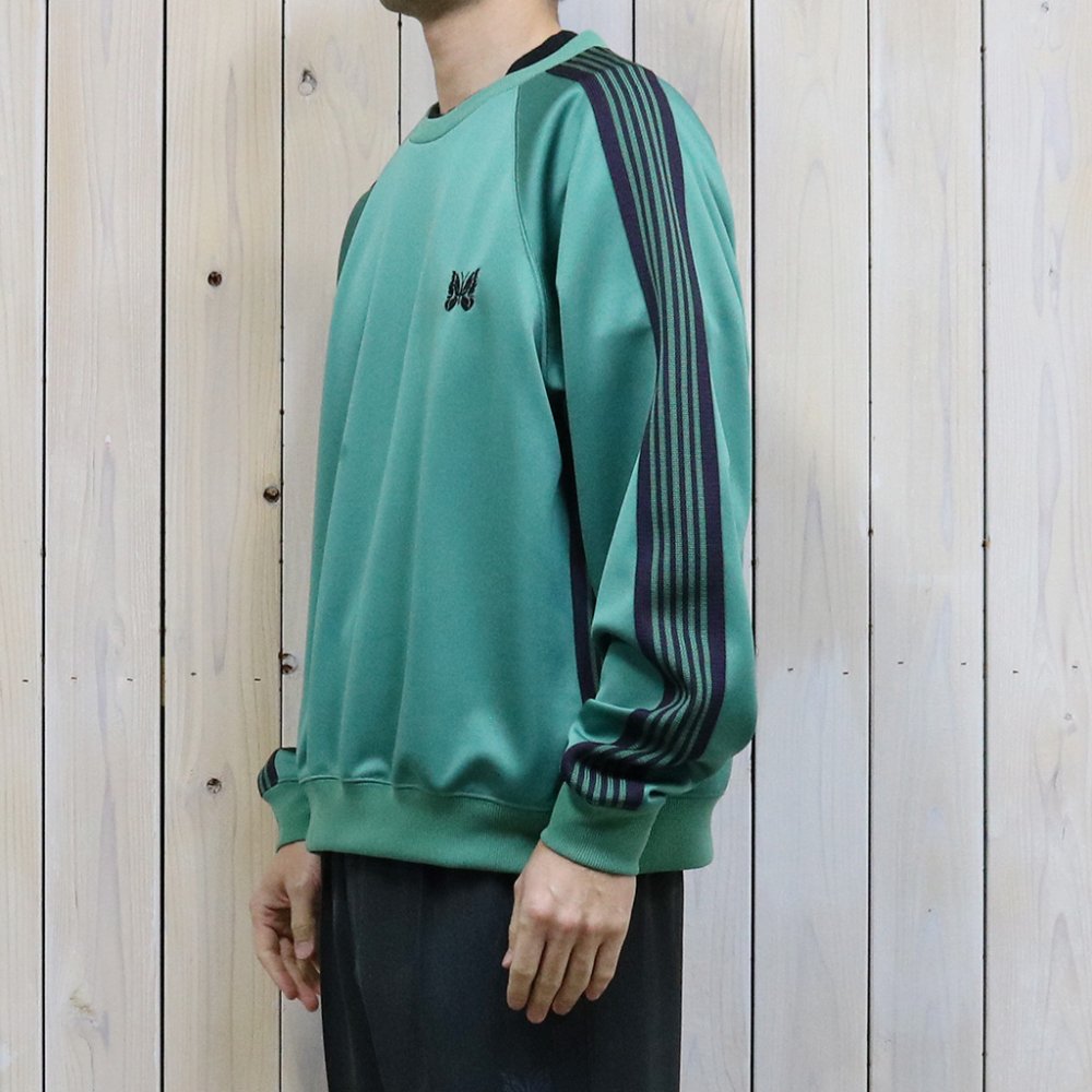 Needles (ニードルズ)『Track Crew Neck Shirt-Poly Smooth』(Emerald