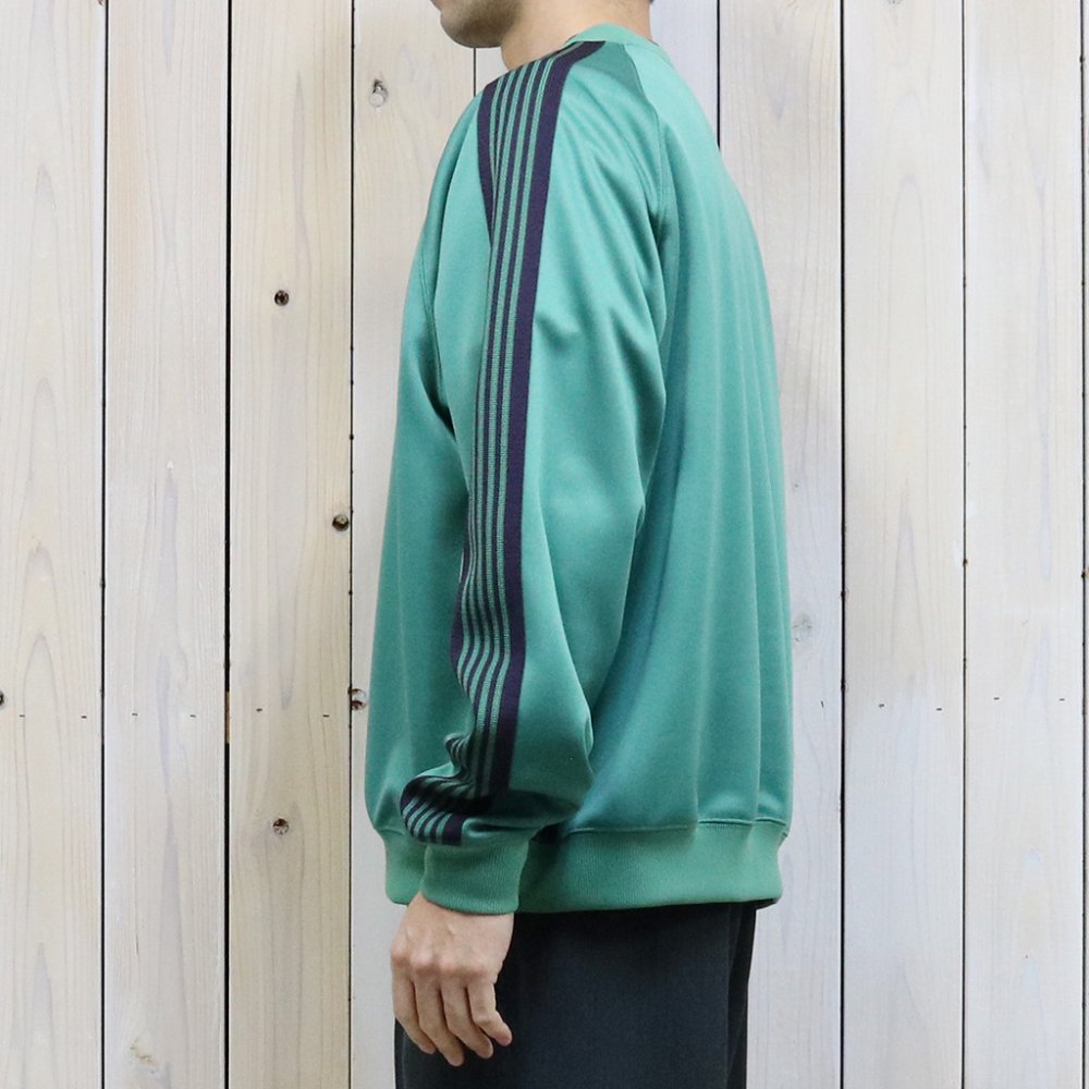 Needles (ニードルズ)『Track Crew Neck Shirt-Poly Smooth』(Emerald