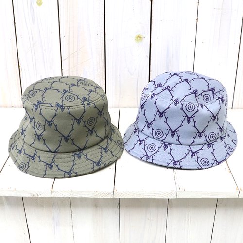 SOUTH2 WEST8Bucket Hat-Poly Jq./Skull&Target