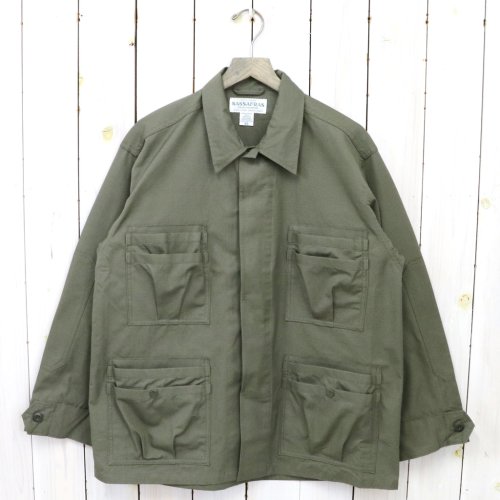 SASSAFRASOVERGROWN FATIGUE JACKET(RIPSTOP)(OLIVE)