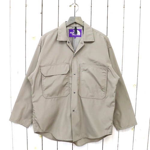 THE NORTH FACE PURPLE LABEL『Polyester Wool Ripstop Trail Shirt』(Beige)